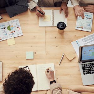 Why Risk Management image of People working in office