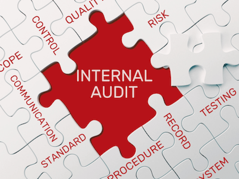 5 ways internal audit benefits churches and charities depicted by an Internal Audit jigsaw puzzle
